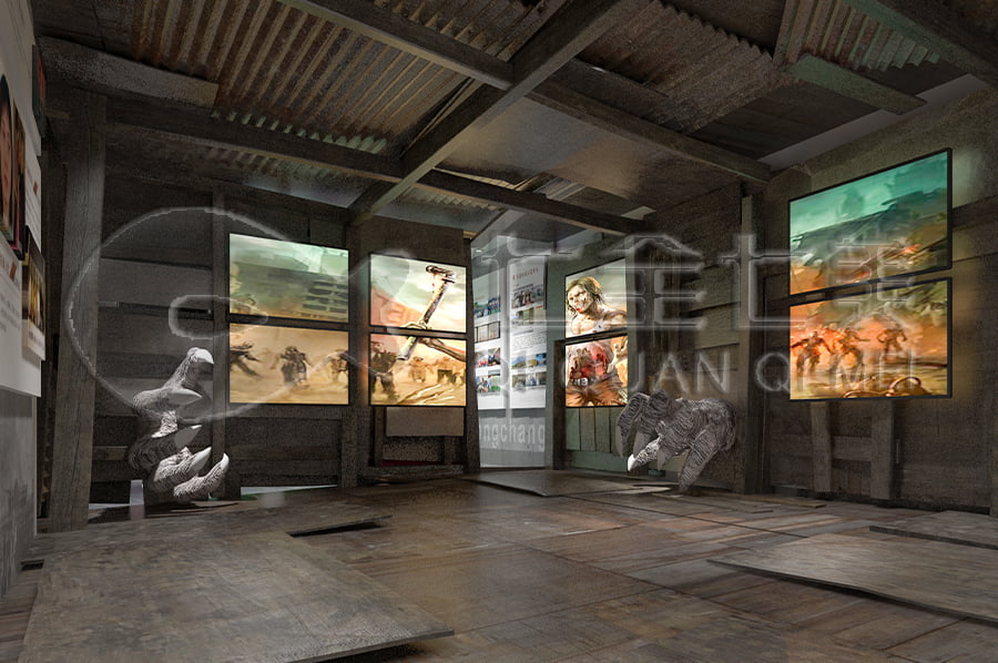 禁毒館方案，數(shù)字化禁毒基地，防艾示范基地效果圖設計公司