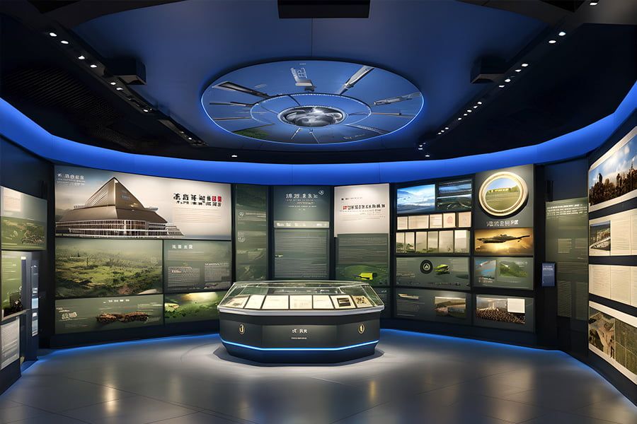 民防教育科普展廳建設(shè),國家民防教育科普體驗館效果圖,國家國防教育宣傳館設(shè)計