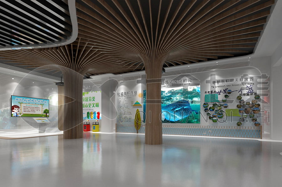 環(huán)?？破照褂[館策劃,城市垃圾分類環(huán)?？破照箯d建設,智慧垃圾分類環(huán)保教育展館設計