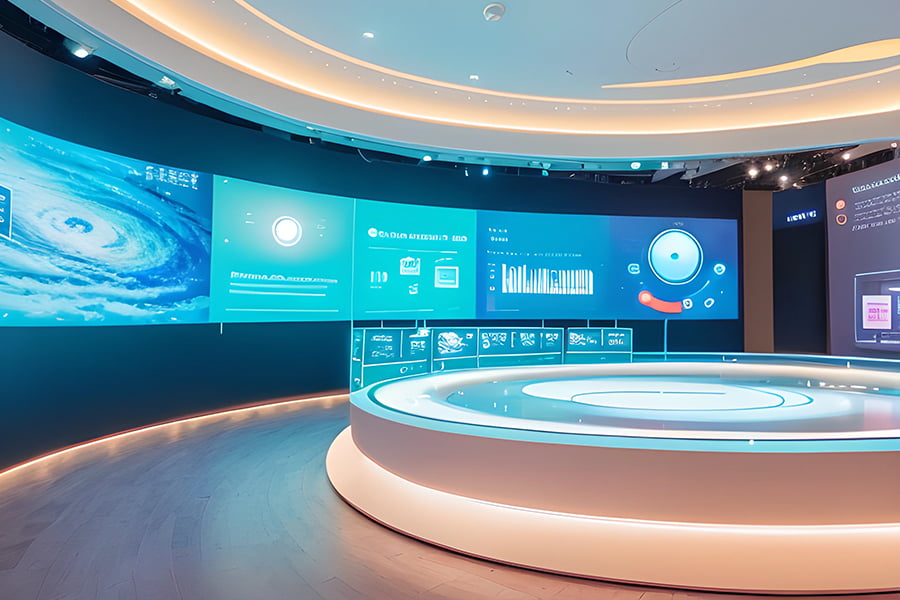 氣象展覽館效果圖