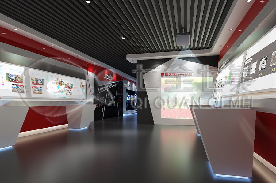 禁毒展館設(shè)計方案, 智慧禁毒防艾館裝修設(shè)計, 禁毒防艾教育展廳裝修設(shè)計