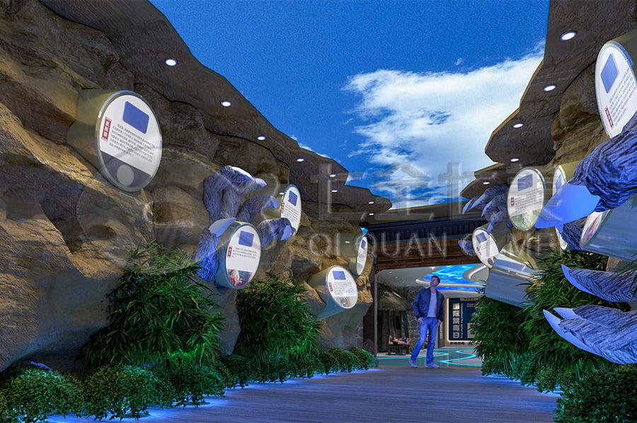 禁毒宣傳基地效果圖設計，聲光電禁毒展廳方案設計，禁毒防艾教育展館施工單位，展廳設計公司