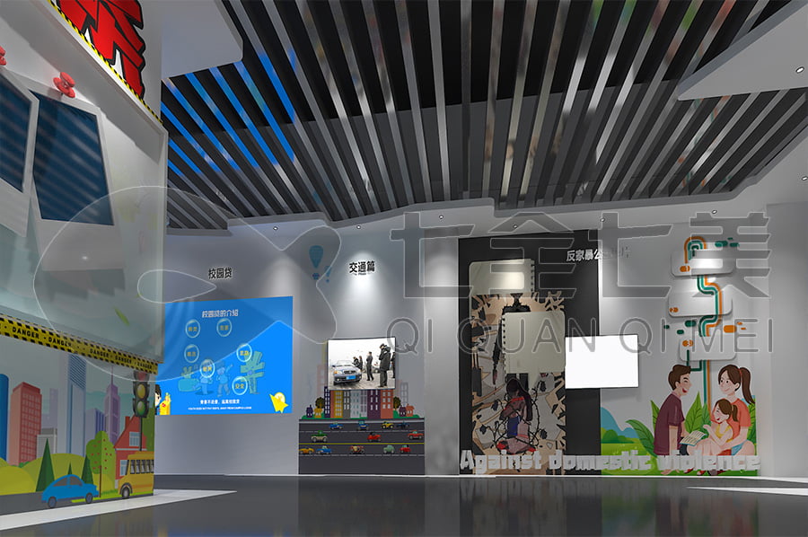 普法宣傳展館，普法示范基地方案，法院普法宣傳平臺設計