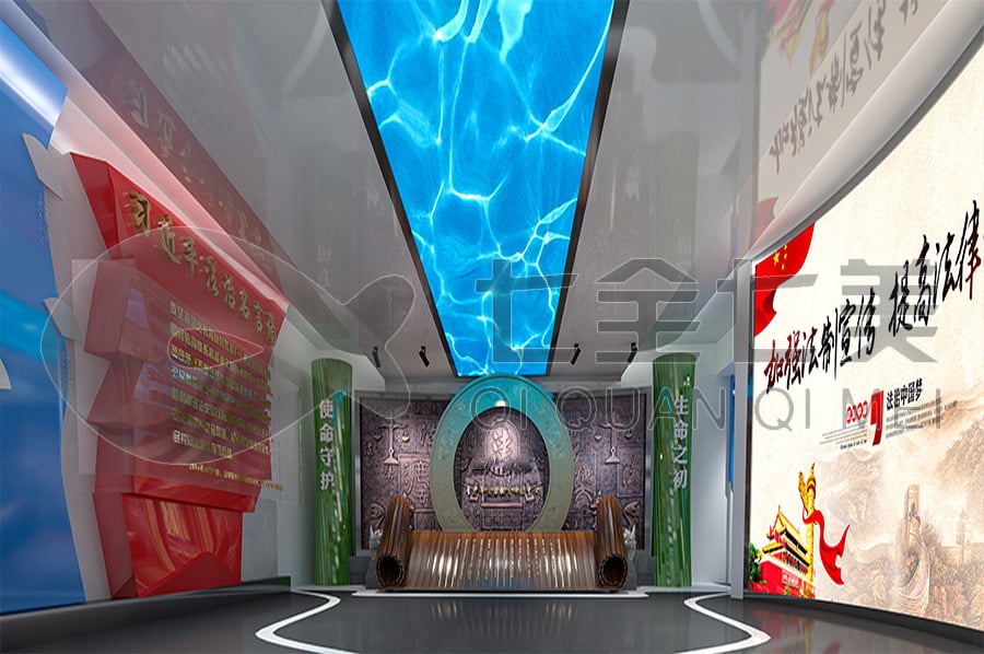 青少年法治教育展館，法治文化教育基地設(shè)備，法院法治示范基地設(shè)計(jì)平面圖