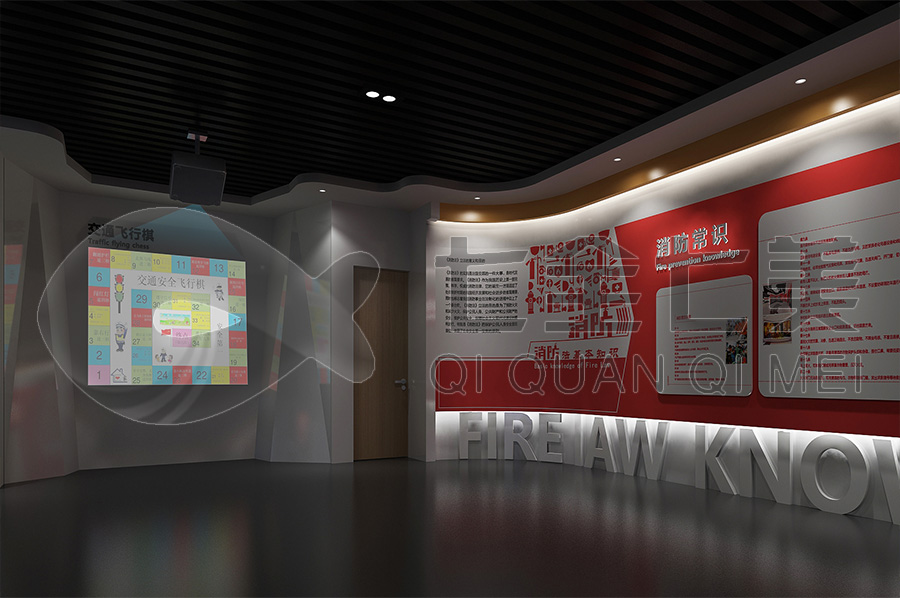 青少年法制禁毒教育展廳設計平面圖 青少年法制禁毒教育展廳設計平面圖